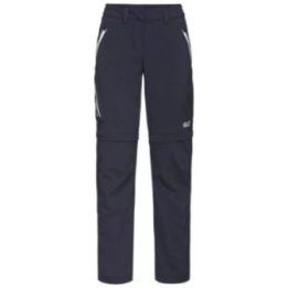 Moteriškos kelnės su atsegamomis klešnėmis Jack Wolfskin, tamsiai mėlynos