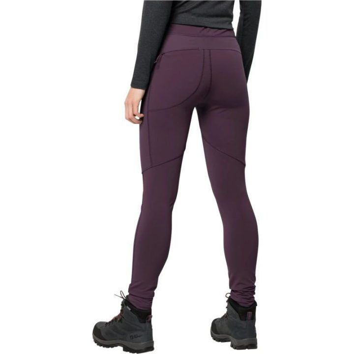 Moteriškos sportinės kelnės Jack Wolfskin Salmaster, violetinės