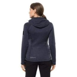 Moteriška striukė su gobtuvu Jack Wolfskin Tasman, juoda