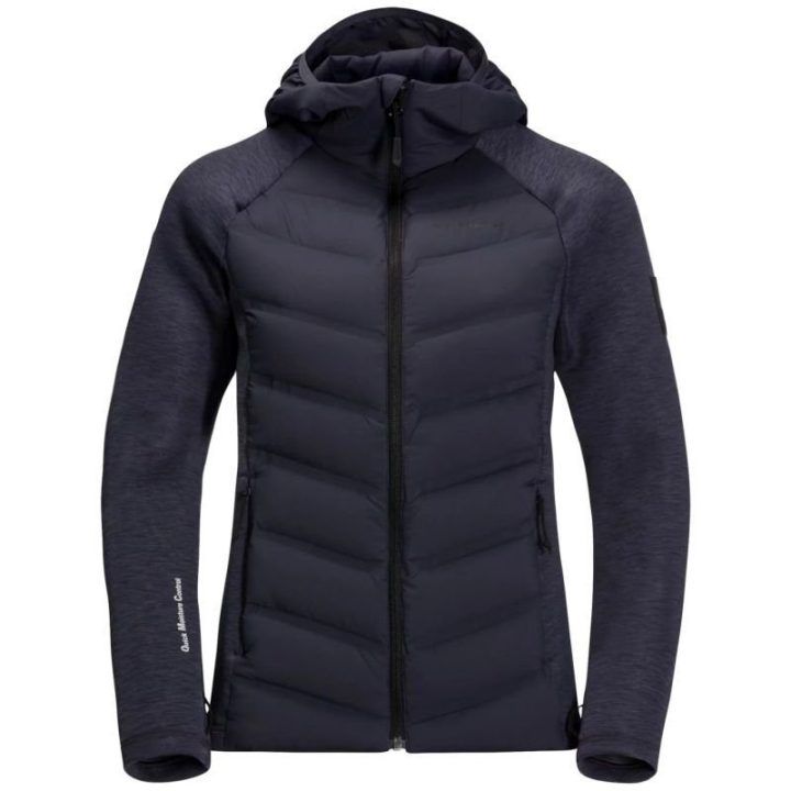 Moteriška striukė su gobtuvu Jack Wolfskin Tasman, juoda