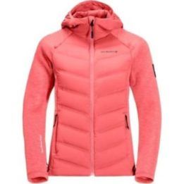 Moteriška striukė su gobtuvu Jack Wolfskin Tasman, koralinė