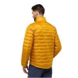 Vyriška striukė Jack Wolfskin Passamani Down, oranžinė ir geltona