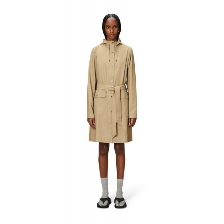 Moteriškas lietpaltis su diržu Rains Curve Jacket
