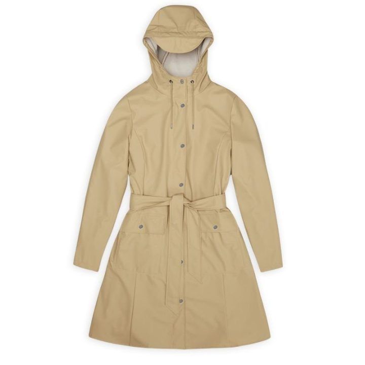 Moteriškas lietpaltis su diržu Rains Curve Jacket