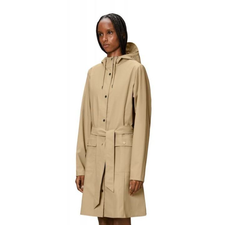 Moteriškas lietpaltis su diržu Rains Curve Jacket