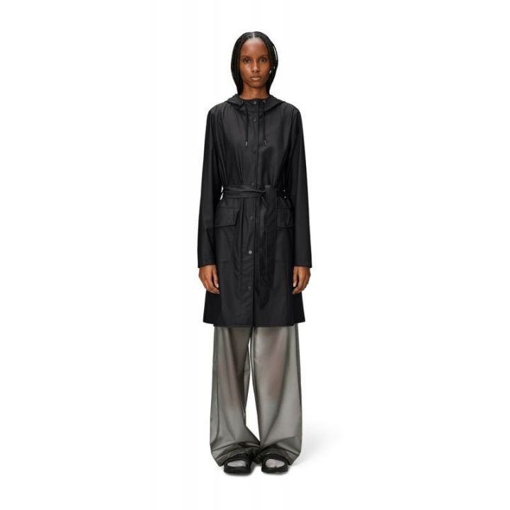 Moteriškas lietpaltis su juosmens diržu Rains Curve Jacket