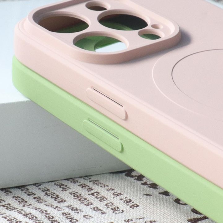 Silikoninis dėklas su MagSafe Silikoninis dėklas iPhone 15 - violetinis