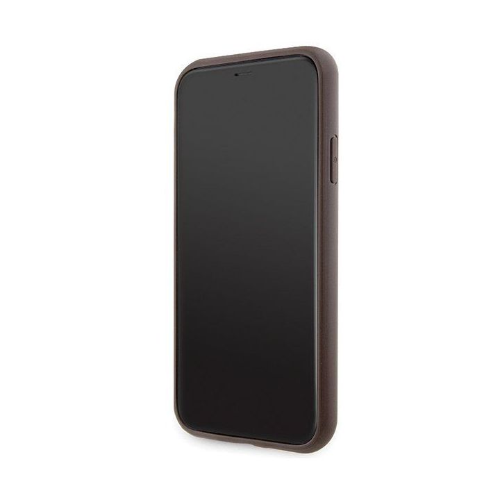 Guess 4G Stripes dėklas iPhone 11 / Xr - rudas