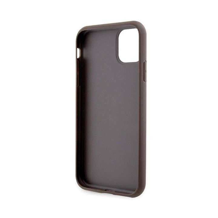 Guess 4G Stripes dėklas iPhone 11 / Xr - rudas