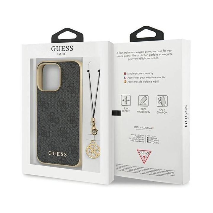 Guess 4G Charms Collection žavesio kolekcija iPhone 14 Pro - šypsena