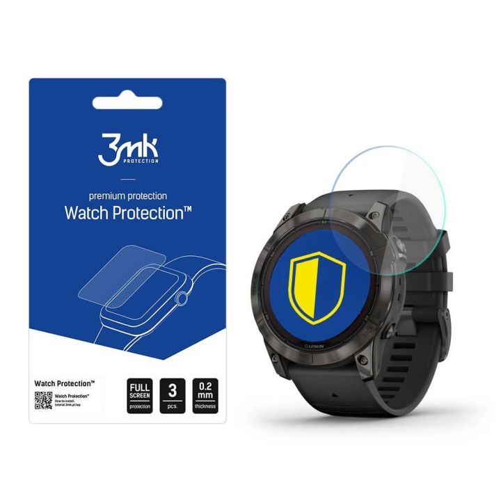 Garmin Fenix 7X Pro Solar - Watch Protection™ prieš FlexibleGlass Lite