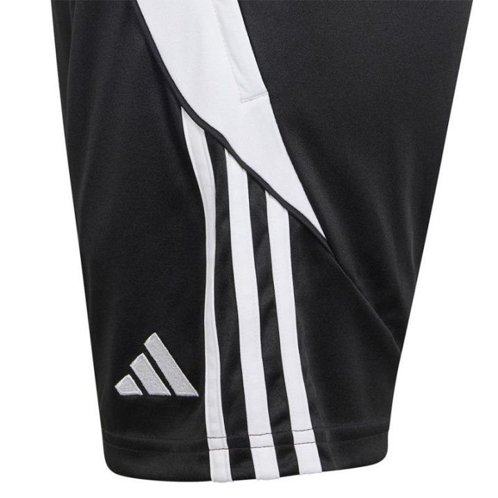 Vaikiški futbolo šortai adidas Tiro 24 Training, juodi ir balti