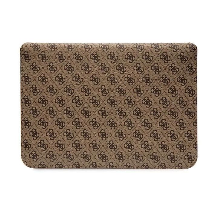 Guess 4G Stripe Metalinis dėklas su logotipu 14 - rudos spalvos