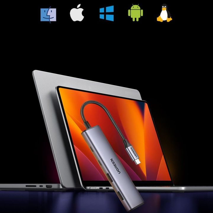 USB C 20 cm CM473 - pilkas