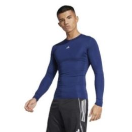Vyriški termo marškinėliai adidas Techfit, tamsiai mėlyni
