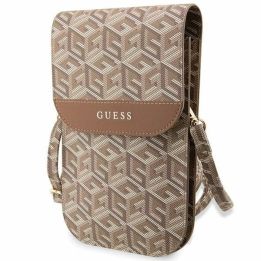 Guess GCube Stripe rankinė - ruda