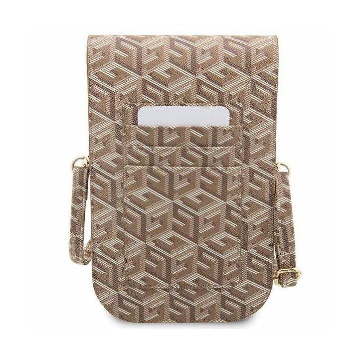 Guess GCube Stripe rankinė - ruda