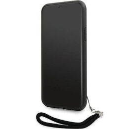 Karl Lagerfeld Sequins Cord dėklas iPhone 11 / Xr - sidabrinis