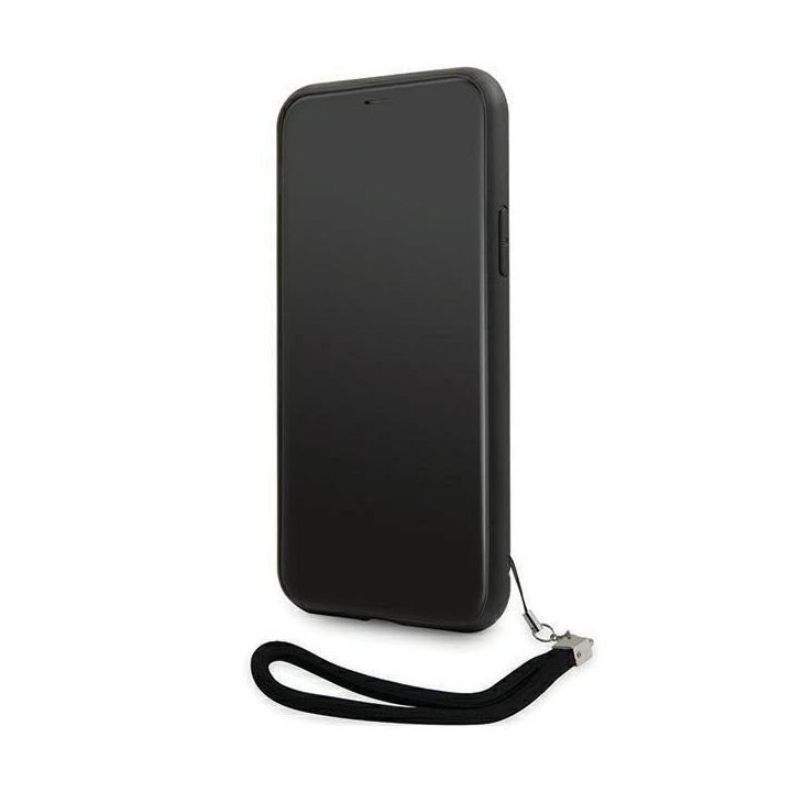 Karl Lagerfeld Sequins Cord dėklas iPhone 11 / Xr - sidabrinis