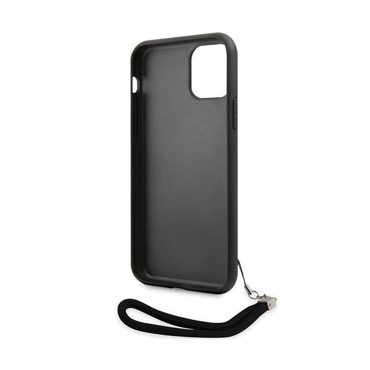Karl Lagerfeld Sequins Cord dėklas iPhone 11 / Xr - sidabrinis