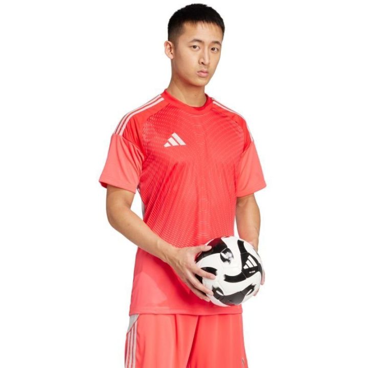 Vyriški vartininko marškinėliai adidas Tiro 25 Competition, raudoni