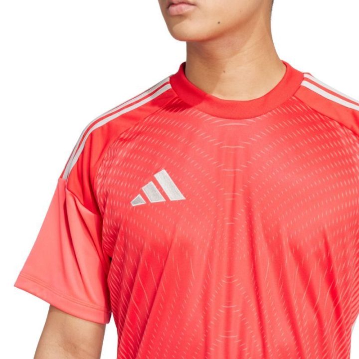 Vyriški vartininko marškinėliai adidas Tiro 25 Competition, raudoni
