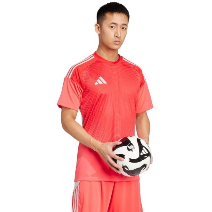 Vyriški vartininko marškinėliai adidas Tiro 25 Competition, raudoni
