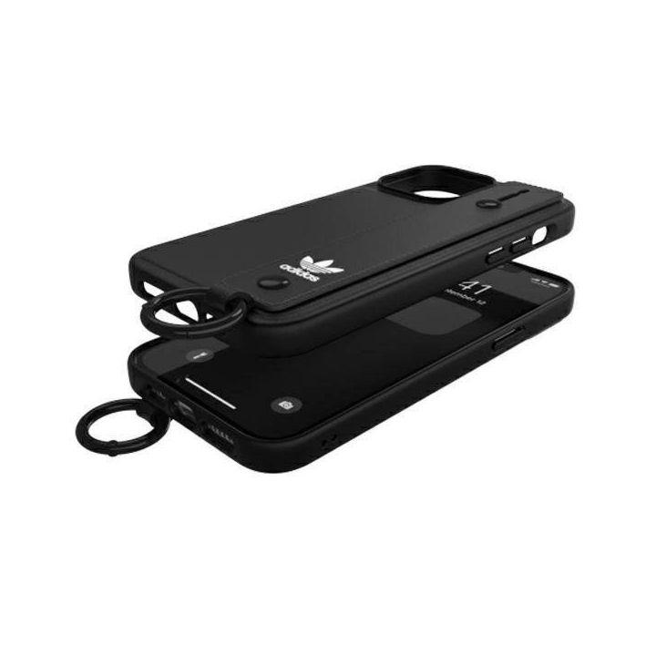 Adidas OR dėklas su rankos dirželiu, skirtas iPhone 13 Pro Max - Juodos spalvos