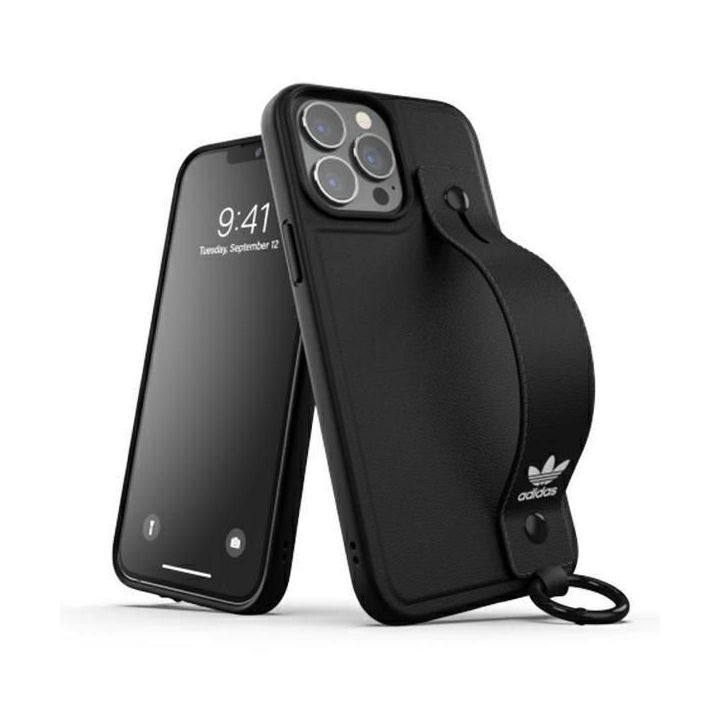 Adidas OR dėklas su rankos dirželiu, skirtas iPhone 13 Pro Max - Juodos spalvos