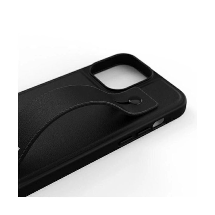 Adidas OR dėklas su rankos dirželiu, skirtas iPhone 13 Pro Max - Juodos spalvos