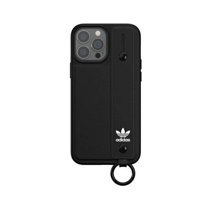 Adidas OR dėklas su rankos dirželiu, skirtas iPhone 13 Pro Max - Juodos spalvos