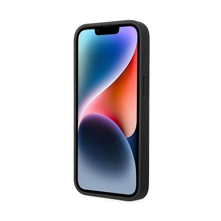 Dėklas BMW odinis dygsniuotas ant iPhone 14 - rankinės