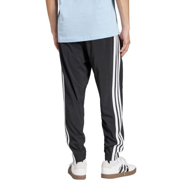 Vyriškos sportinės kelnės adidas Essentials 3-Stripes Woven, juodos