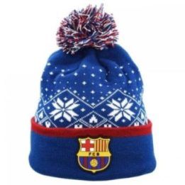 Vyriška kalėdinė kepurė FC Barcelona