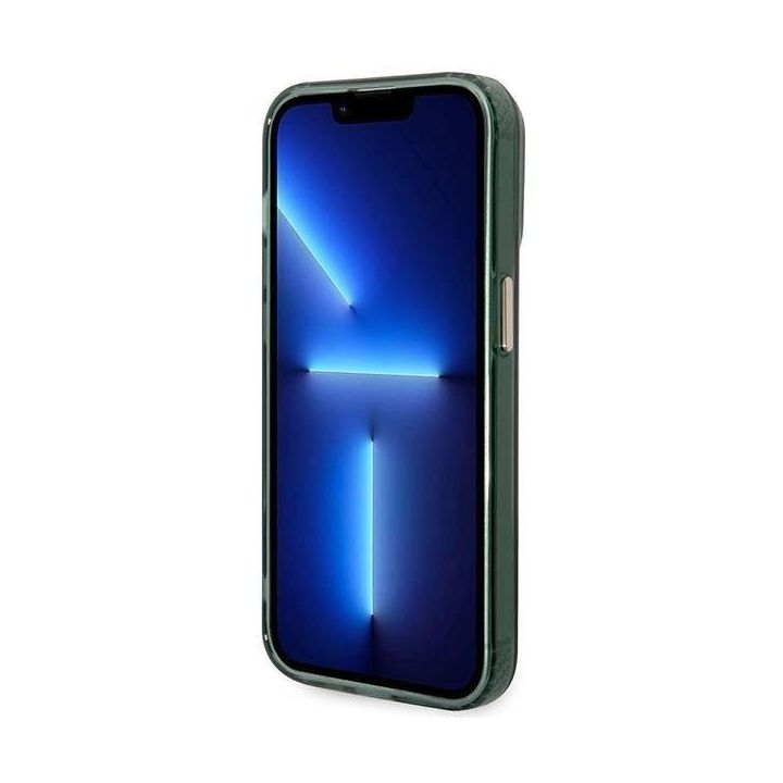 Dėklas Guess Gold Outline Translucent MagSafe saugiklis iPhone 14 Pro Max - Pagrindinis