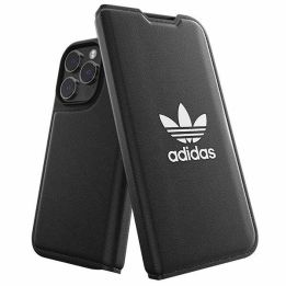 Adidas OR Booklet Case BASIC dėklas iPhone 14 Pro - juodai baltas