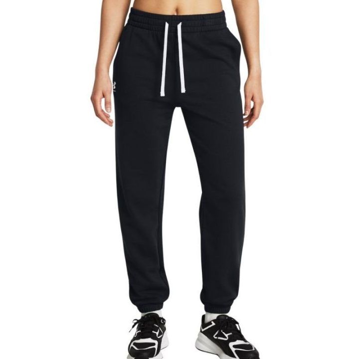Moteriškos medvilninės kelnės Under Armour Rival Terry, juodos