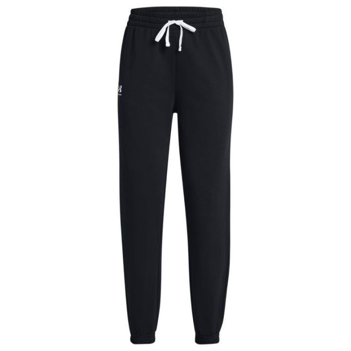 Moteriškos medvilninės kelnės Under Armour Rival Terry, juodos