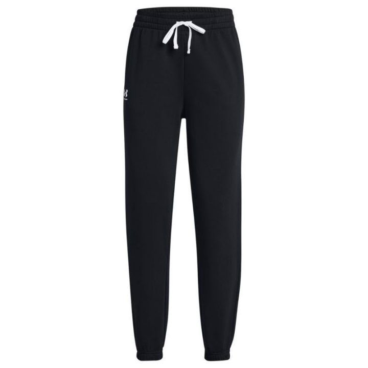 Moteriškos medvilninės kelnės Under Armour Rival Terry, juodos