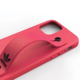 Adidas OR dėklas su dirželiu iPhone 12 / iPhone 12 Pro - rožinis