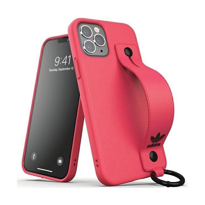 Adidas OR dėklas su dirželiu iPhone 12 / iPhone 12 Pro - rožinis