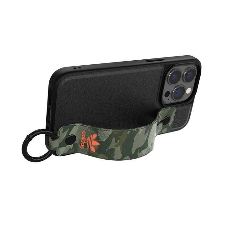 Adidas OR dėklas su dirželiu iPhone 13 Pro / iPhone 13 - juodai žalias