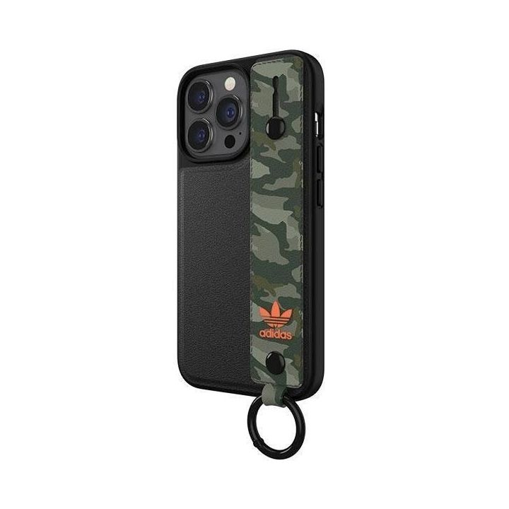 Adidas OR dėklas su dirželiu iPhone 13 Pro / iPhone 13 - juodai žalias