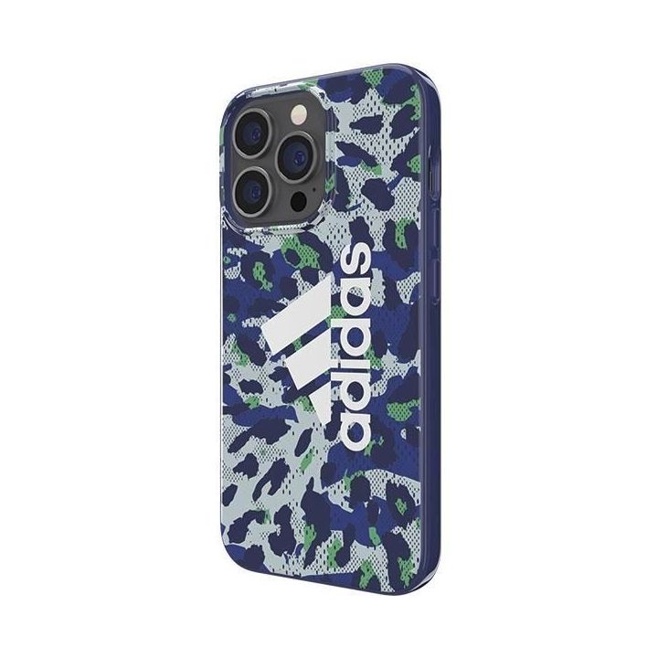 Adidas OR SnapCase Leopard dėklas iPhone 13 / iPhone 13 Pro - mėlynas
