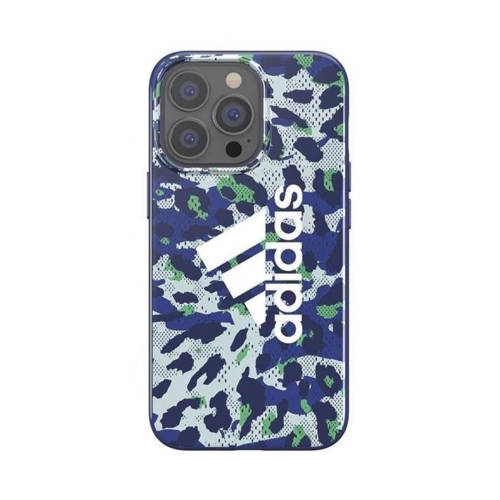 Adidas OR SnapCase Leopard dėklas iPhone 13 / iPhone 13 Pro - mėlynas