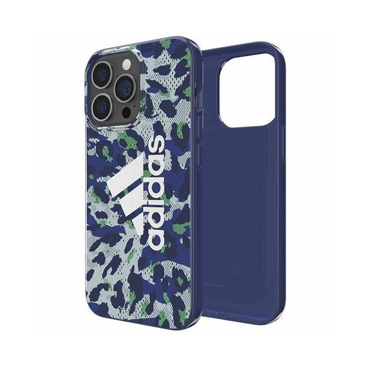 Adidas OR SnapCase Leopard dėklas iPhone 13 / iPhone 13 Pro - mėlynas