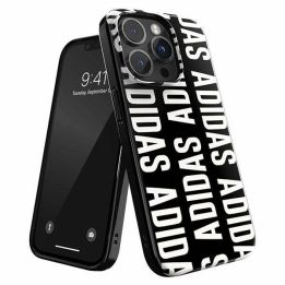 Adidas OR SnapCase dėklas su logotipu iPhone 14 Pro - juodas