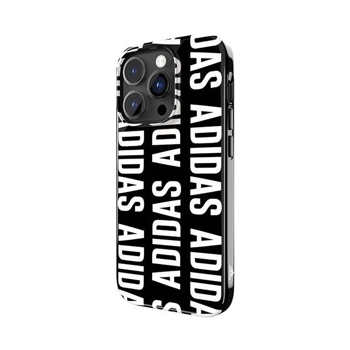 Adidas OR SnapCase dėklas su logotipu iPhone 14 Pro - juodas