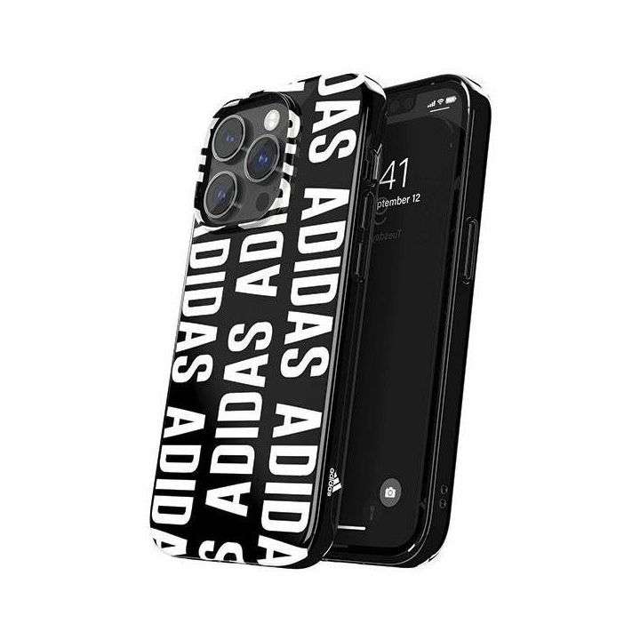 Adidas OR SnapCase dėklas su logotipu iPhone 14 Pro - juodas