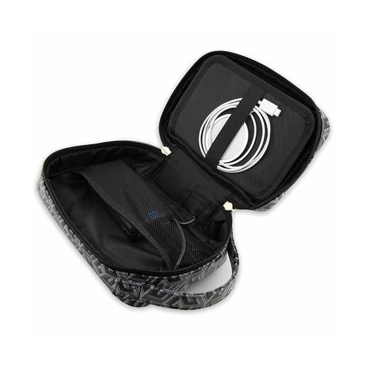 Torba organizatorius Guess GCube Stripes - czarna